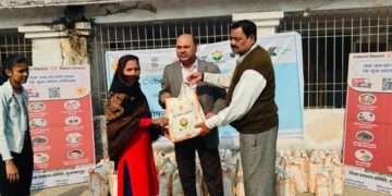 45 टीबी मरीजों को मिले पोषण पैकेट