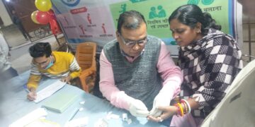 जिले में रात्रि रक्त पट संग्रह में 84 लोग मिले फाइलेरिया से संक्रमित