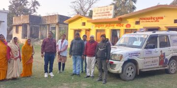 सीतामढ़ी – टीबी मरीज़ों की खोज के लिए मुसाचक बैरगनिया में एक्स-रे मशीन कैंप लगाया गया