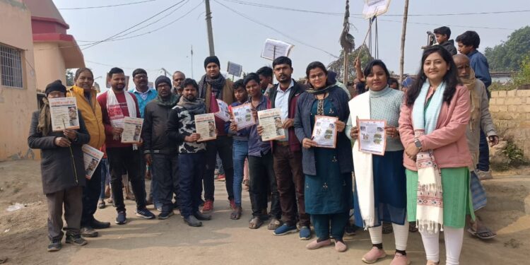 एमडीए जागरूकता के लिए स्कूली बच्चों ने निकाली रैली