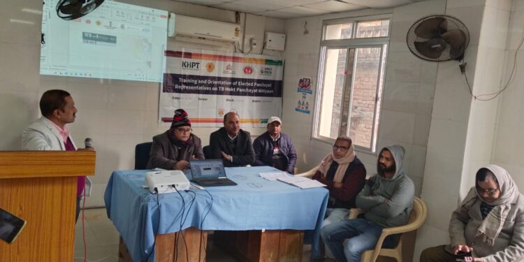 यक्ष्मा उन्मूलन पर पंचायत प्रतिनिधि हुए प्रशिक्षित