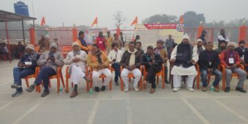 CM नीतीश खराब मौसम के बावजूद तीन घंटे की देरी से पहुंचे, विभिन्न विकास कार्यों का शिलान्यास।