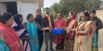 हितधारक मंच गठन के साथ फाइलेरिया रोगियों को सिखाया गया एमएमडीपी किट इस्तेमाल करने का तरीका