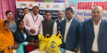 29 टीबी मरीजों को दी गयी पोषण की पोटली