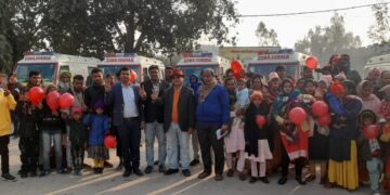 आईजीआईसी पटना में होगी बाल ह्रदय रोगियों की स्क्रिनिंग, 24 बच्चे एम्बुलेंस से हुए रवाना