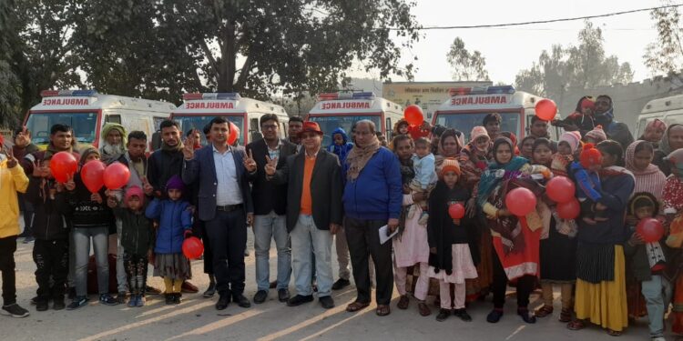 आईजीआईसी पटना में होगी बाल ह्रदय रोगियों की स्क्रिनिंग, 24 बच्चे एम्बुलेंस से हुए रवाना