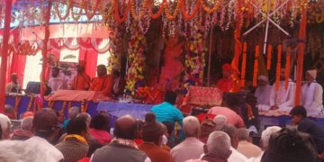 पलासी प्रखण्ड के सोहन्दर पंचायत के बुद्धि ग्राम में दो दिवसीय संतमत सत्संग का आयोजन हुआ 