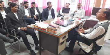 अररिया – सीजेएम डिवीजन के न्यायिक पदाधिकारियों संग बैठक सम्पन्न