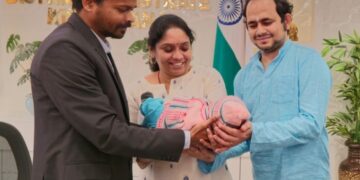 किशनगंज, बिहार -13 नवंबर 2024 को प्राप्त बालक को 03 माह में ही दत्तक माता -पिता की प्राप्ति हुई