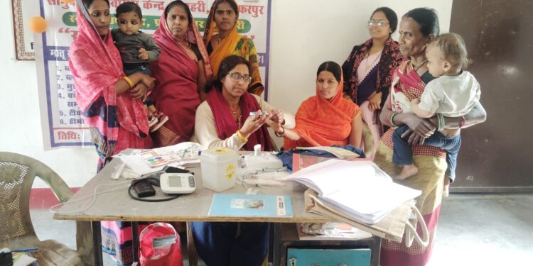 मुशहरी के सभी एच डब्लू सी पर हेल्थ कैंप का आयोजन