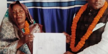 कादीपुर, सुलतानपुर -306 मतों के समर्थन से लीलावती चुनीं गई ग्राम पंचायत त्रिलोकपुर नेवादा की प्रधान