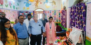जिले के बाल संरक्षण संस्थानों मे राष्ट्रीय बाल स्वास्थ्य अंतर्गत नियमित स्वास्थ्य जांच का हुआ शुभारम्भ
