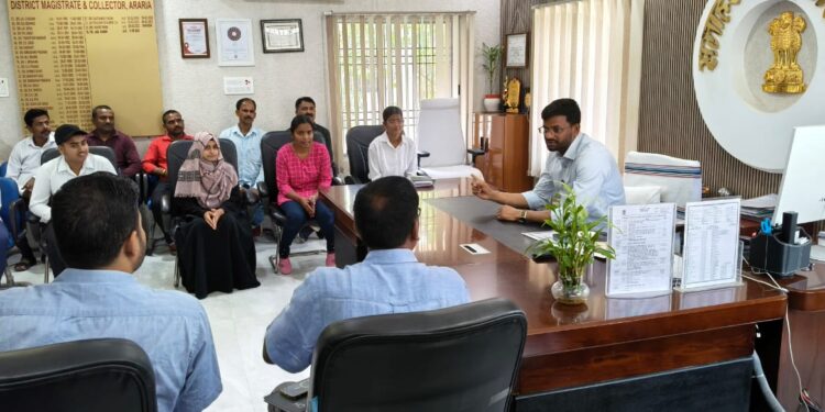 अररिया – महिला संवाद कार्यक्रम एवं विशेष विकास शिविर को लेकर जिला स्तरीय बैठक सम्पन्न