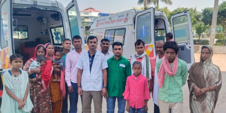 नवजीवन की आस लिए हृदय रोग से ग्रसित जिले के 06 बच्चे अहमदाबाद के लिए रवाना