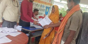 पलासी प्रखंड क्षेत्र में डॉक्टर अम्बेडकर समग्र सेवा अभियान के तहत शनिवार को धर्मगंज पंचायत में विकास शिविर आयोजित किया गया