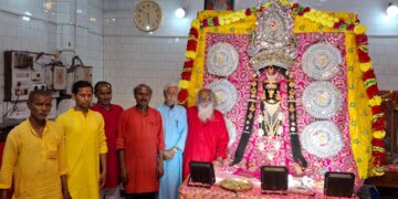 नवरात्र को लेकर काली मंदिर में हुआ विशेष पूजा-अर्चना