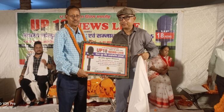 बाबू राम लाल मेमोरियल ट्रस्ट के अध्यक्ष रमेश कुमार श्रीवास्तव और नितिन श्रीवास्तव को समाज सेवा के लिए मिला बेस्ट यूपी आइकन अवार्ड