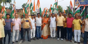 ऑपरेशन सिंदूर की सफलता पर छातापुर में तिरंगा यात्रा,सुपौल नगर परिषद अध्यक्ष सह भाजपा नेता राघवेंद्र झा राघव के नेतृत्व में देशभक्ति का दिखा उत्साह।