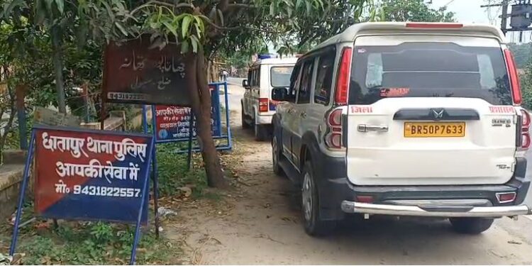 खनन विभाग की टीम पर हमला।