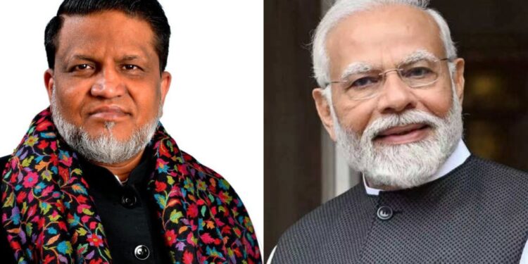 नई दिल्ली – हाजी शकील सैफ़ी: धर्म नहीं देश बड़ा है* *विश्व शांति समिति के अध्यक्ष हाजी शकील सैफ़ी ने आतंकवाद के खिलाफ दिया बड़ा बयान, प्रधानमंत्री नरेंद्र मोदी के साथ खड़े दिखे