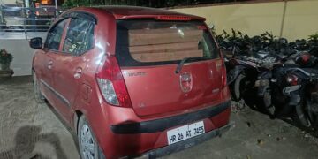 Araria – पुलिस लिखी गाड़ी से हो रही थी माल ढुलाई! हरियाणा नंबर की कार अररिया पुलिस ने पकड़ी