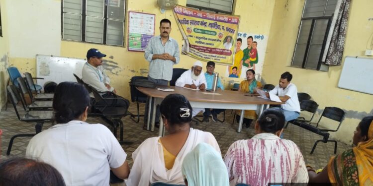 नियमित टीकाकरण के सुदृढ़ीकरण हेतु स्वास्थ्य कर्मियों का हुआ प्रशिक्षण