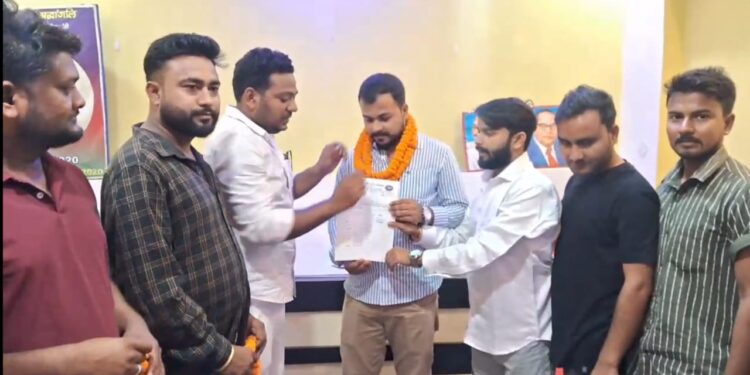 आकाश गौरव बने युवा लोजपा रामविलास के जिला उपाध्यक्ष, कार्यकर्ताओं में खुशी की लहर