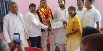 जाबिर हुसैन पुनः तीसरी बार बने राजद प्रखंड अध्यक्ष