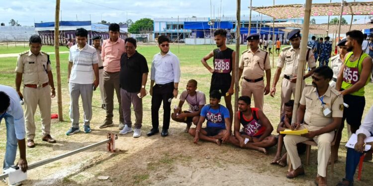 शारीरिक दक्षता परीक्षा के पांचवें दिन 129 अभ्यर्थी हुए सफल