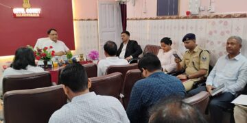 राष्ट्रीय लोक अदालत की सफलता को लेकर पदाधिकारियों के साथ की बैठक