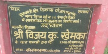 मेंटनेंस की कमी से विधायक निधि से बना शौचालय बेकार स्वच्छता अभियान का खुल रहा पोल