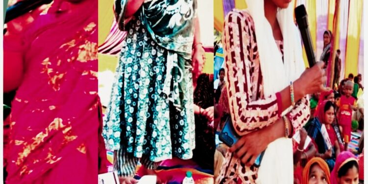 किशनगंज,बिहार-महिला संवाद कार्यक्रम में महिलाओं ने साझा की सरकारी योजनाओं से सहायता प्राप्त करने की कहानी