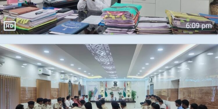 किशनगंज, बिहार -केंद्रीय चयन पर्षद द्वारा आयोजित सिपाही भर्ती से संबधित लिखित परीक्षा, जिला प्रशासन द्वारा सभी परीक्षार्थियों से अपील, निर्धारित समय के भीतर परीक्षा केंद्र पर उपस्थित हों एवं निर्गत दिशा- निर्देशों का अक्षरशः पालन कर परीक्षा को सफल बनाएं-ब्रीफिंग