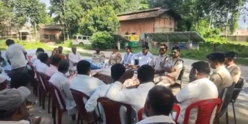 पलासी थाना परिसर में गुरुवार मोहर्रम पर्व को लेकर शांति समिति की बैठक आयोजित की गई है