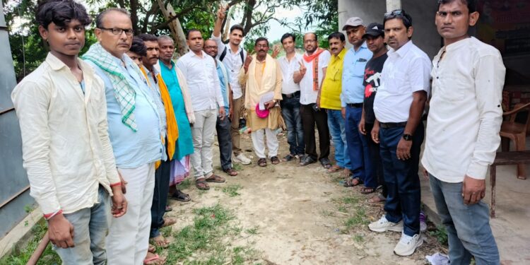 कुशेश्वरस्थान दरभंगा :- भाजपा के बूथ सशक्तिकरण अभियान को लेकर एक बैठक