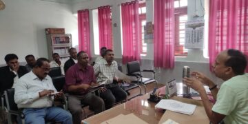 साथी अभियान की सफलता को लेकर पदाधिकारियो की बैठक सम्पन्न