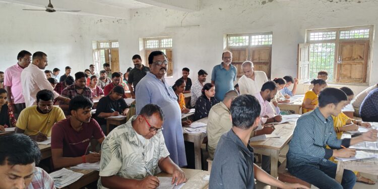 इग्नू सत्रांत परीक्षा का औचक निरीक्षण, शांतिपूर्ण व कदाचारमुक्त में परीक्षा