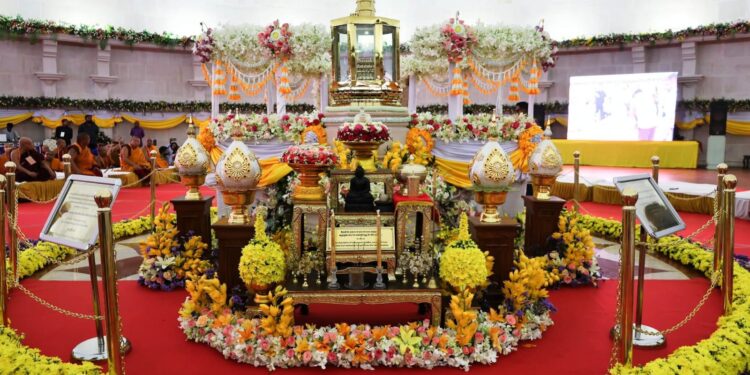 वैशाली में बुद्ध सम्यक दर्शन संग्रहालय और स्मृति स्तूप का उद्घाटन, मुख्यमंत्री नीतीश कुमार ने कहा – ‘अप्प दीपो भव’ से बिहार करेगा विश्व को आलोकित”