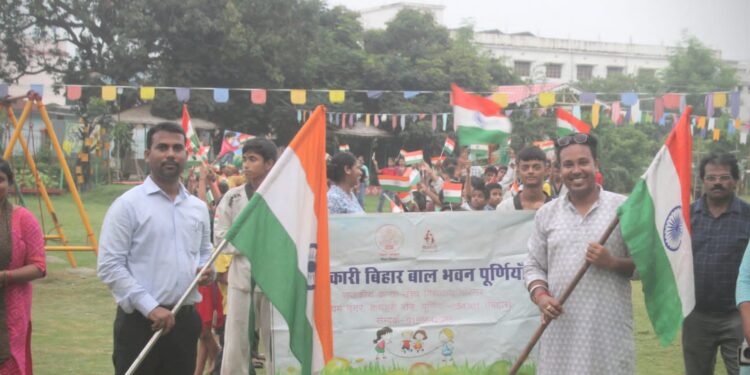 पुर्णिया – किलकारी के बच्चे स्वतंत्रता दिवस के मुख्य समारोह में देंगे नृत्य की प्रस्तुति