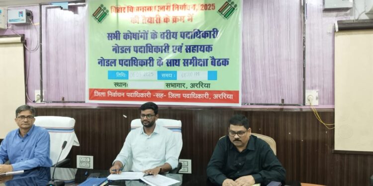विधानसभा चुनाव 2025: अररिया डीएम ने तैयारियों की ली समीक्षा, दिए आवश्यक निर्देश