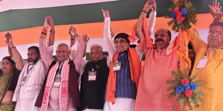 एनडीए कार्यकर्ता सम्मेलन में विपक्ष पर बरसे सवर्ण आयोग अध्यक्ष डॉ. महाचंद्र प्रसाद सिंह