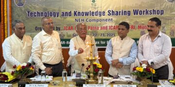 “उत्तर-पूर्वी पर्वतीय घटक के तहत प्रौद्योगिकी और ज्ञान साझा” करने को लेकर दो दिवसीय कार्यशाला” का आयोजन