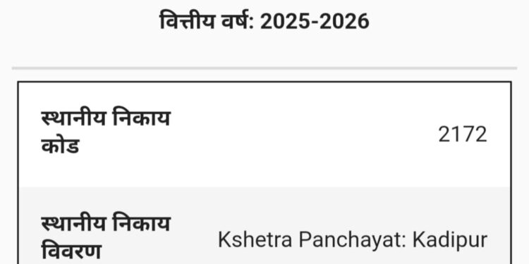 सुलतानपुर -कादीपुर क्षेत्र पंचायत ने व्यय किया 2.38करोड़ रुपये, गत वर्ष का टूटा रिकार्ड