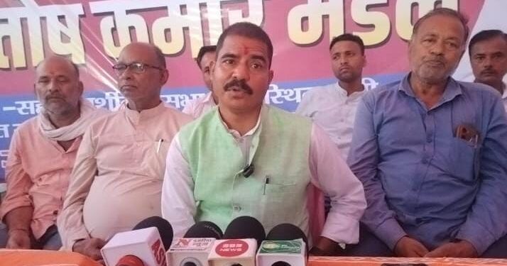 सिकटी विधानसभा से संतोष मंडल ने निकाली आशीर्वाद यात्रा, निर्दलीय लड़ने का किया ऐलान।