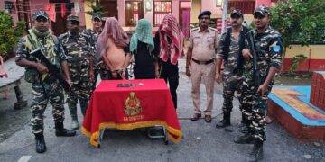 भारत-नेपाल सीमा पर बड़ी सफलता, 33 ग्राम ब्राउन शुगर के साथ तीन तस्कर गिरफ्तार।