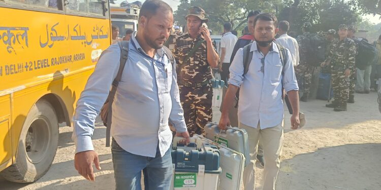 अररिया – अररिया में मतदान की तैयारी अंतिम चरण में, प्रशासन ने किए पुख्ता इंतजाम