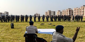 मतगणना को लेकर अररिया पुलिस अलर्ट, फुल ड्रेस रिहर्सल में दिखी प्रशासन की तैयारियां