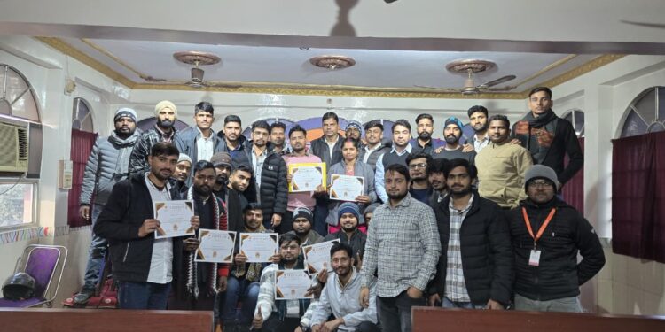 नवनियुक्त सीएचओ का परिवार नियोजन पर दो दिवसीय प्रशिक्षण