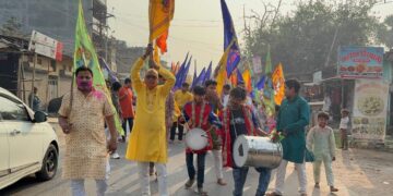 सहरसा – फाल्गुन शुक्ल पक्ष एकादशी पर बाबा श्याम की भव्य निशान यात्रा का आयोजन