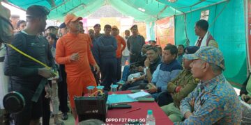 दरभंगा :- कुशेश्वरस्थान में एनडीआरएफ की दो दिवसीय मॉक ड्रिल। 